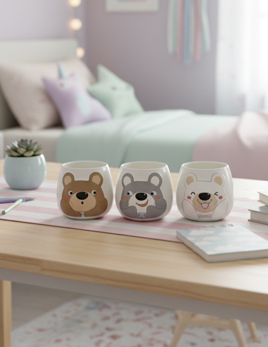 ماگ سرامیکی طرح خرسی