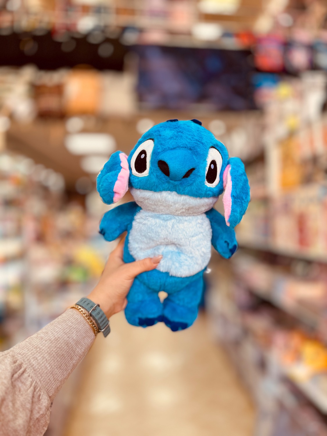 عروسک پولیشی مدل استیچ نفس کش باطری خور 30 سانتی