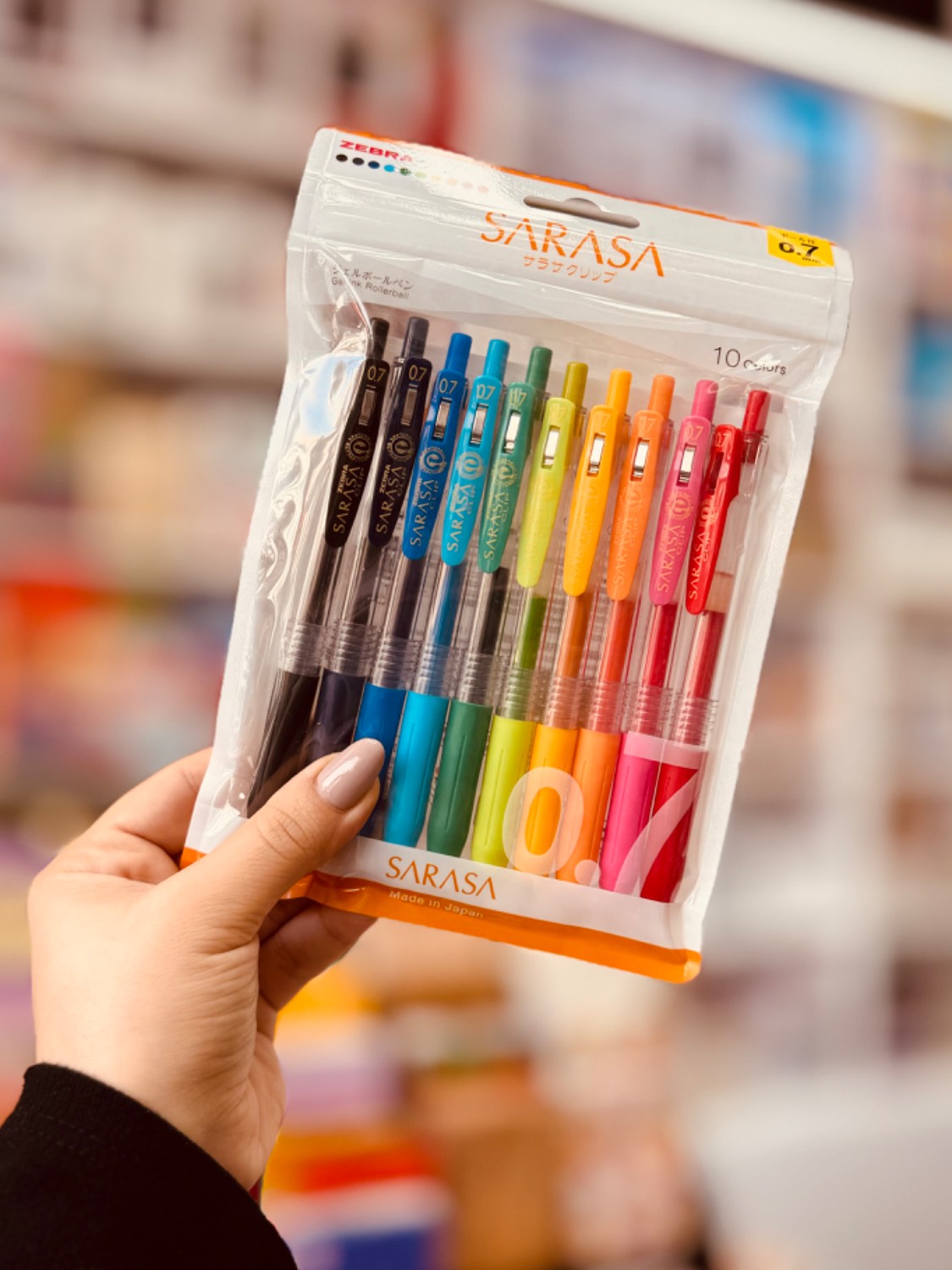 روان نویس فشاری 10 رنگ برند SARASA